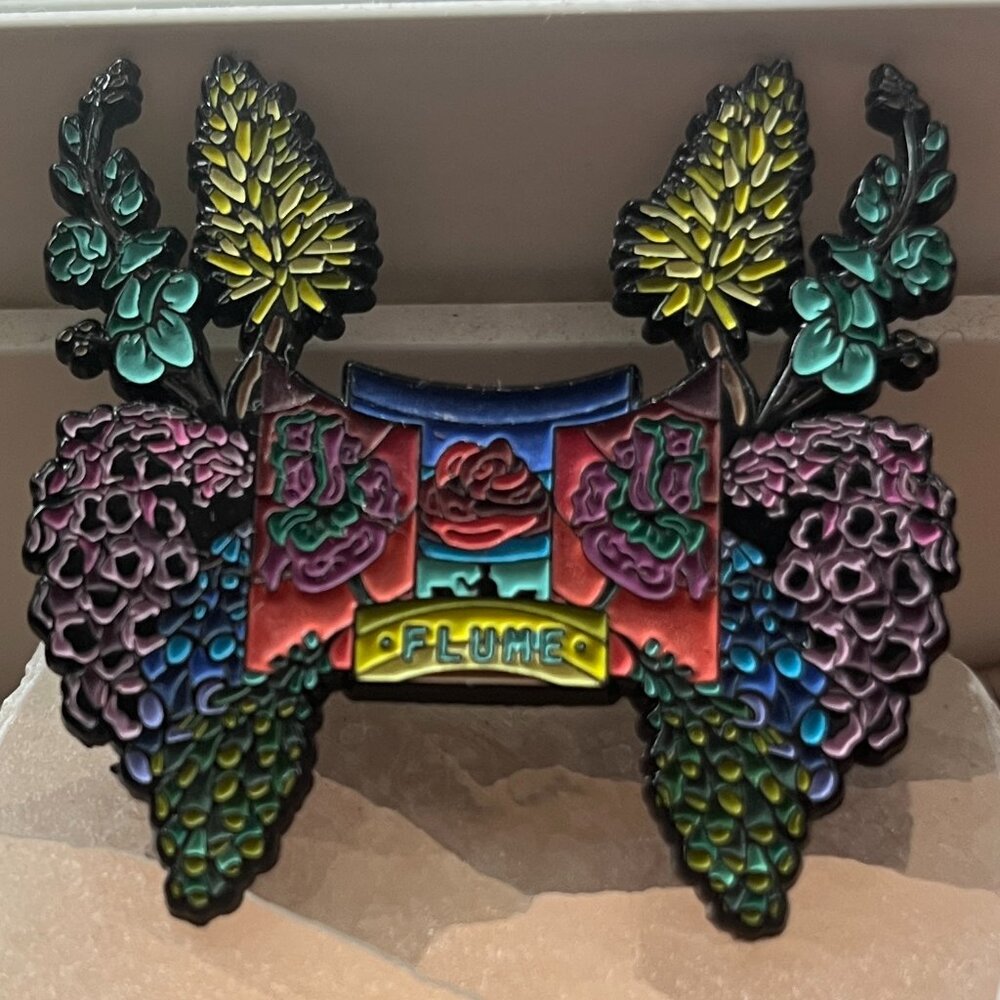 Flume Enamel Pin